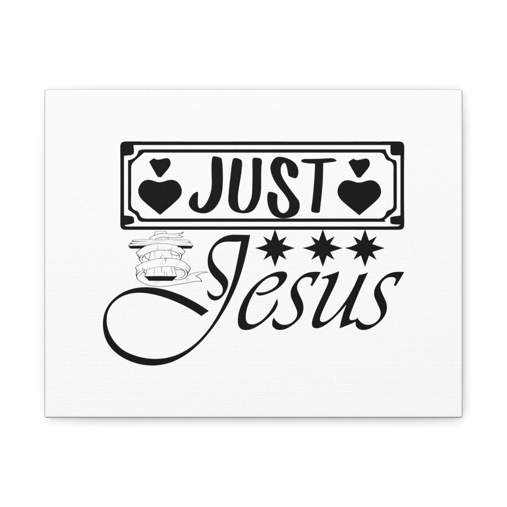 Scripture Walls John 14:6 Just Jesus Four Hearts Christian Wall Art Bible Verse